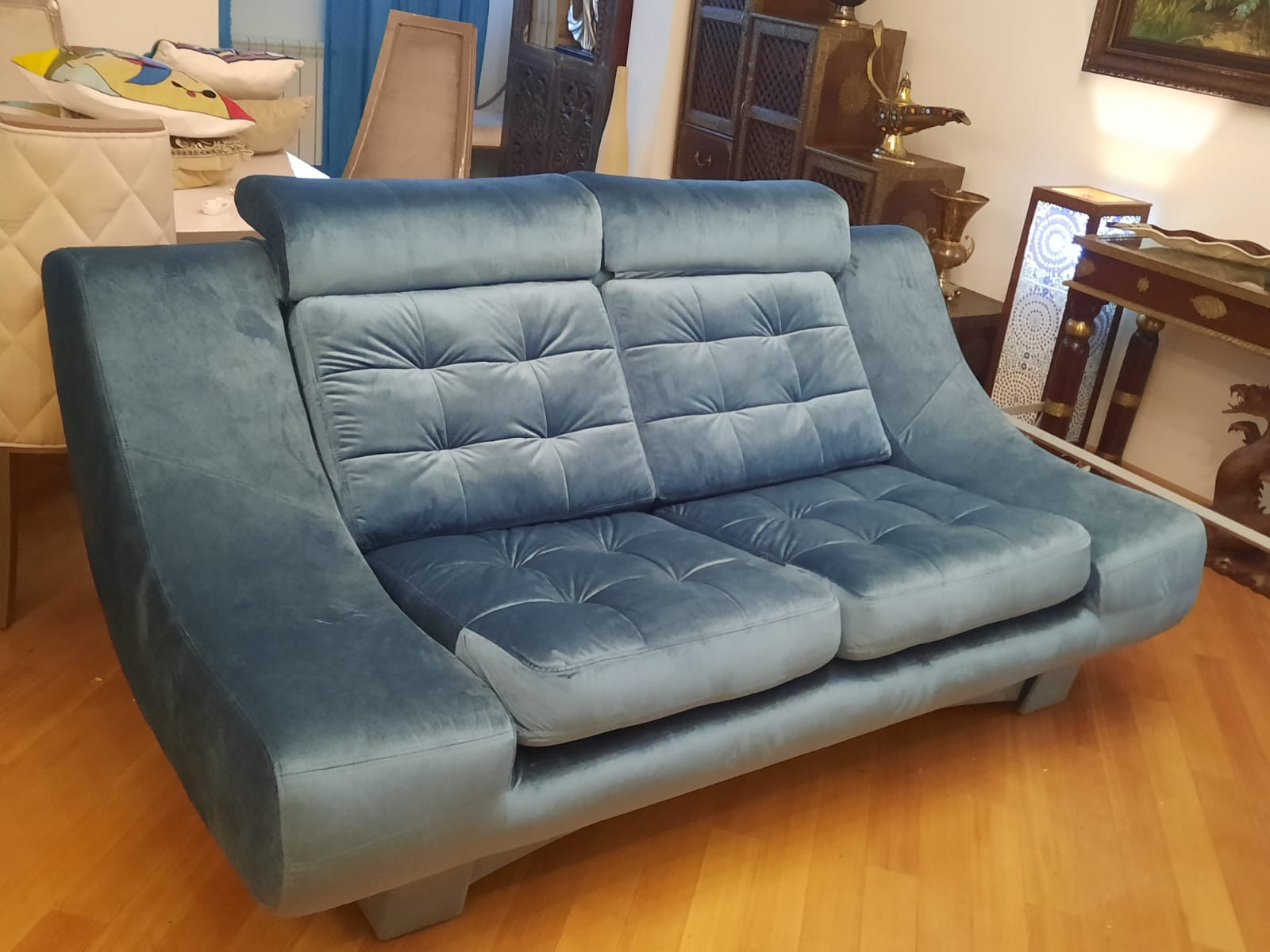 Обивка дивана на дому. Рыбацкое